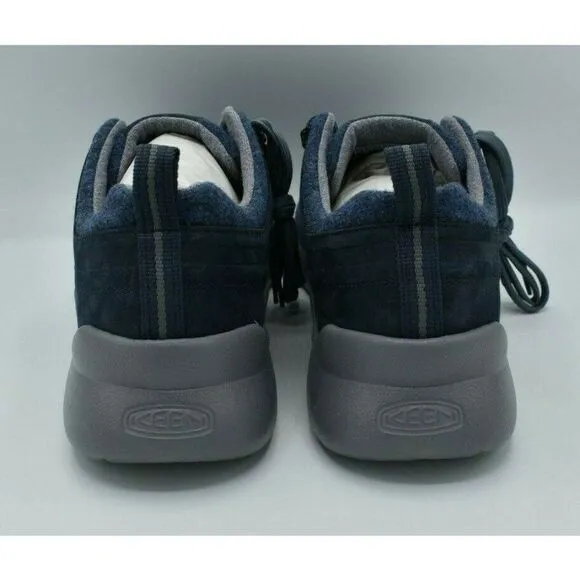 NWB Keen Mens Size 11.5 Highland Arway Navy Steel Grey Hiking Shoes 1025561