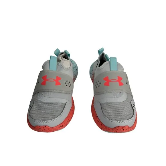 NWB Under Armour Girl's 5.5 Youth Runplay Fade Halo Gray/Brilliance/Rose