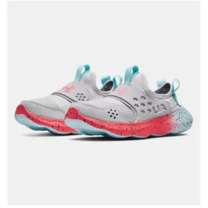 NWB Under Armour Girl's 5.5 Youth Runplay Fade Halo Gray/Brilliance/Rose