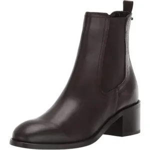 NWB WOMEN'S AQUATALIA JEMMA WEATHERPROOF BLOCK HEEL CHELSEA Boots BLACK US 9.5 M