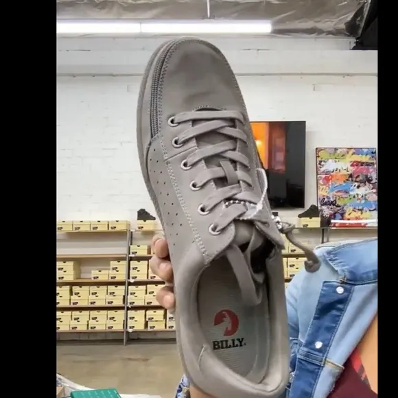 NWOB Billy Men's Gray Casual Sneakers size 12