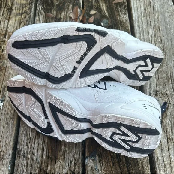 NWOB New Balance MX608WT Lace-Up White Leather Basketball Sneakers Shoes Sz: 15