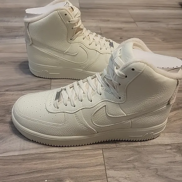 NWOB Nike Air Force 1 Sculpt Shoes Womens 11 White High Top‎ Athletic Sneakers