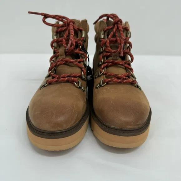 NWOB Sorel Hi-Line Hiking Boots Umber Tawny Shoes US 6 Women New