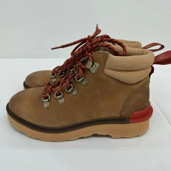 NWOB Sorel Hi-Line Hiking Boots Umber Tawny Shoes US 6 Women New
