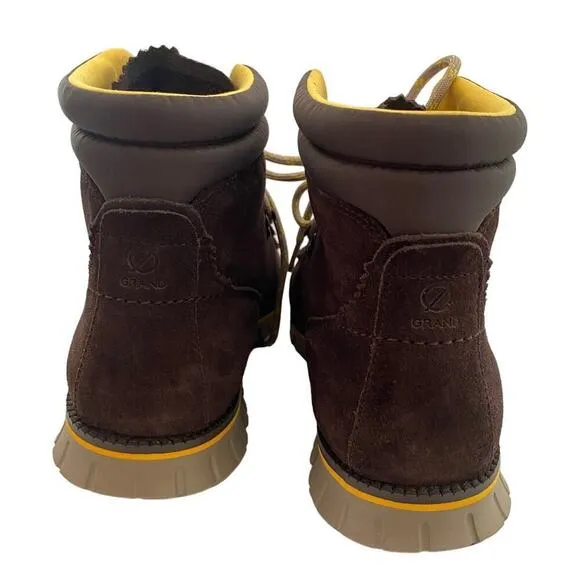 NWOT Cole Haan Zerogrand Hiker Boots Brown and Yellow - Size 11.5
