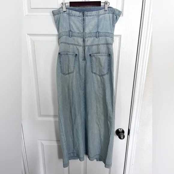 NWOT Free People, Picture Perfect Midi, Size 8 in Indigo