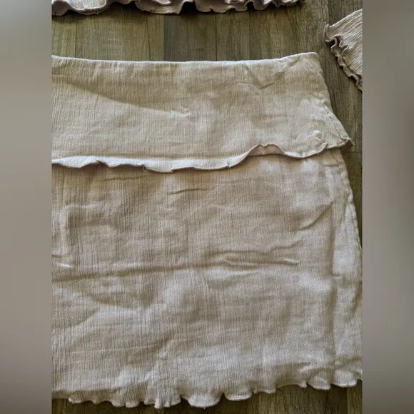 NWOT free people Soleil Set skirt set