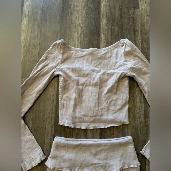 NWOT free people Soleil Set skirt set