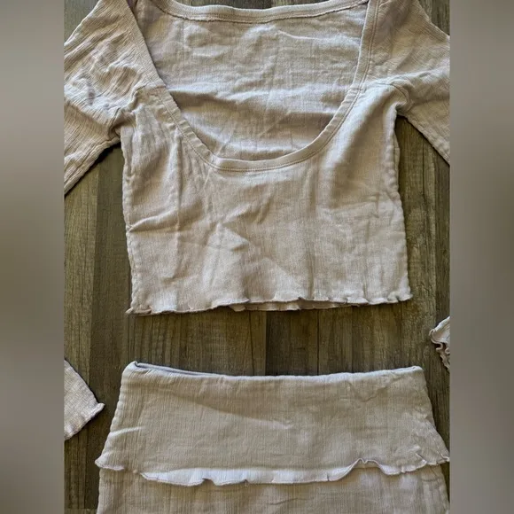 NWOT free people Soleil Set skirt set