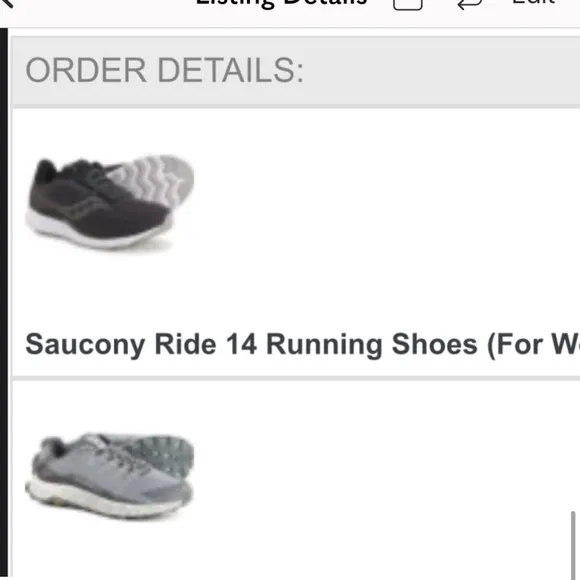 NWOT Saucony Ride 14 Women’s Sneakers