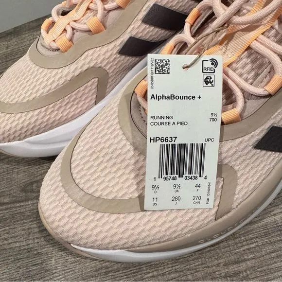NWT Adidas AlphaBounce running sneakers size 11 womens
