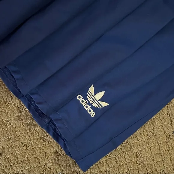 NWT Adidas blue pleated skirt