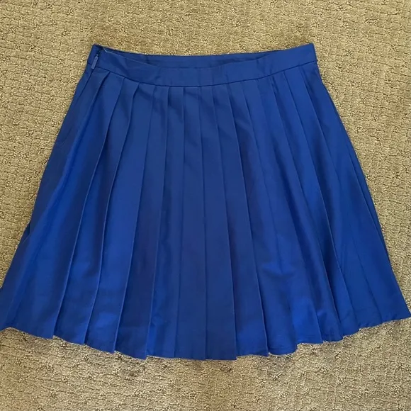 NWT Adidas blue pleated skirt