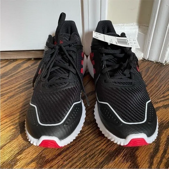 NWT Adidas Climawarm Bounce Running Sneakers Black Red G54871 Men’s Size 8