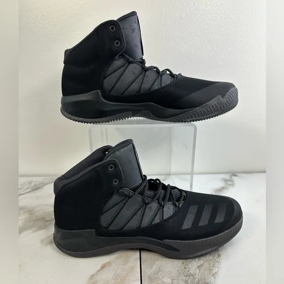 NWT Adidas Men's Black Infiltrate Basketball Shoes Sneakers, Sz 15