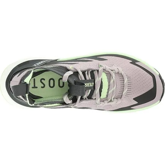 NWT Adidas Women's Terrex Free Sneaker,Preloved Fig/Carbon/Green Spark-Sz 8.5
