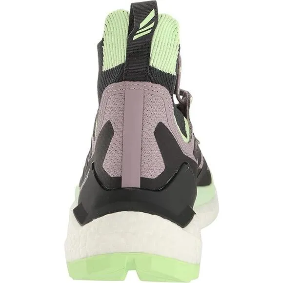 NWT Adidas Women's Terrex Free Sneaker,Preloved Fig/Carbon/Green Spark-Sz 8.5