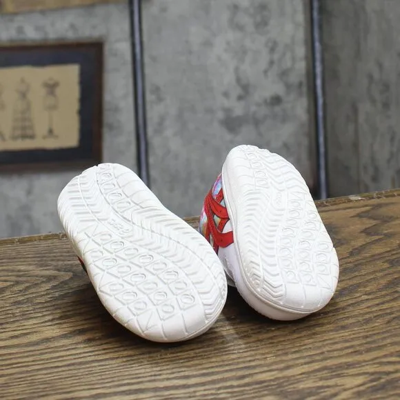 NWT Asics Girls Japan S Toddler Sportstyle Shoes Sneakers White / Classic Red 5T