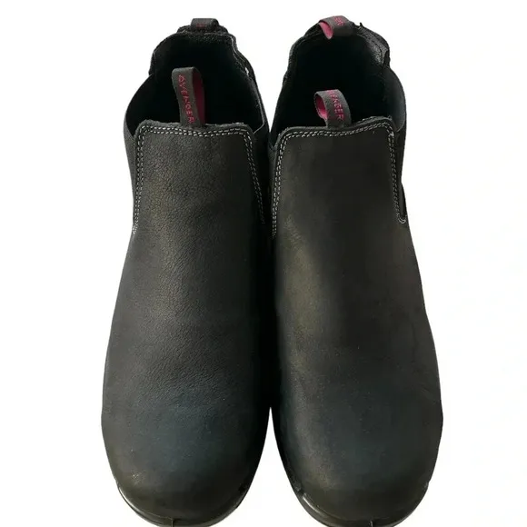 NWT Avenger Mens Foreman Romeo Black Leather Work Boots Sz 14 M Composite Toe