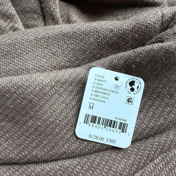 NWT Free People Milley Reversible Set in Dusted Cocoa