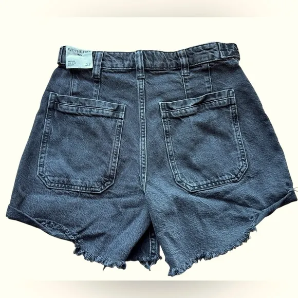 NWT Free People Palmer Mid Rise Short in Outer Space