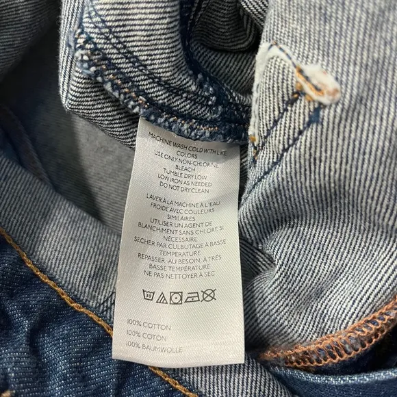 NWT Free People We The Free Palmer Cuffed Jean in tunnel vision Size 32