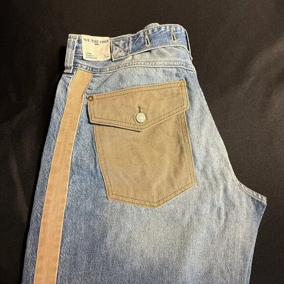 NWT Free People Zambi Slouchy Jeans Sz 32