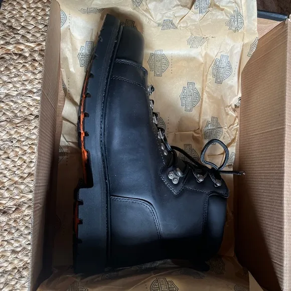 NWT - Harley Davidson - Men's Wolverine Dipstick Leather Riding Boots (Size: 14)