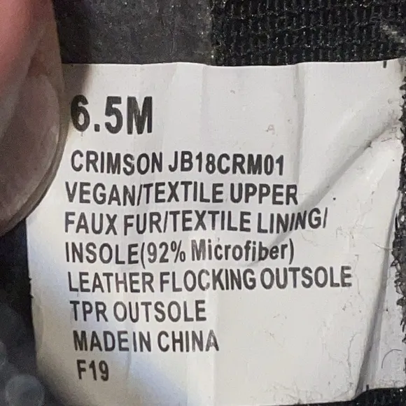 NWT JBU JAMBU CRIMSON MEMORY FOAM BLACK SHOES WOMEN'S SIZE 6.5M