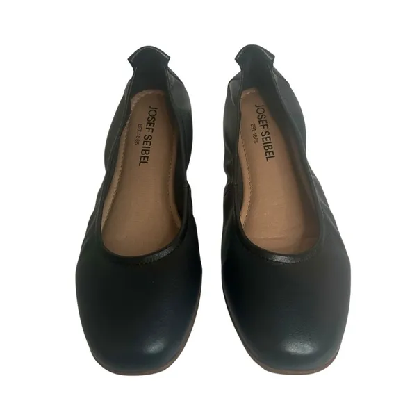 NWT Josef Seibel Fenja Flat Shoes Sz 38 Black