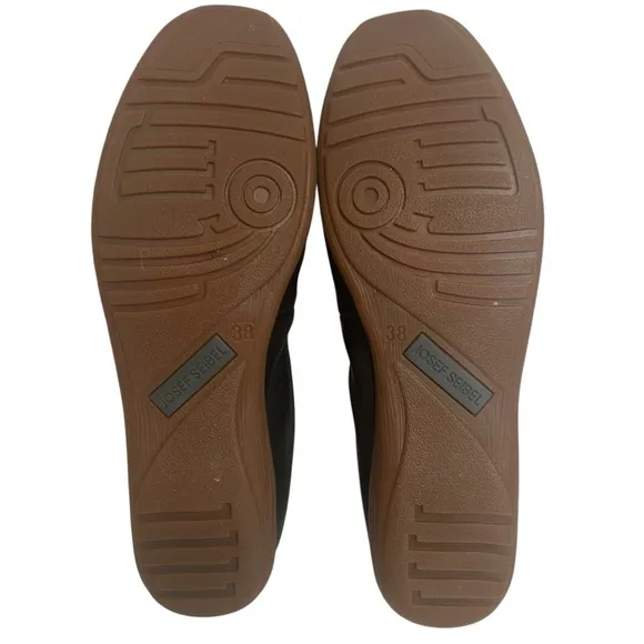 NWT Josef Seibel Fenja Flat Shoes Sz 38 Black
