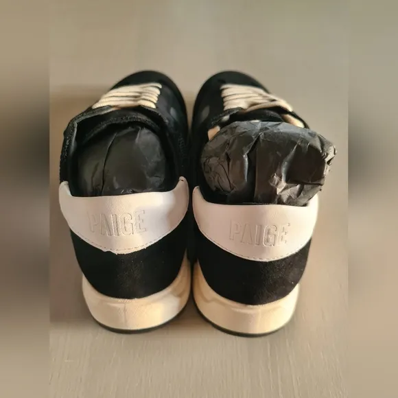 NWT Paige Maya Sneaker Black Size 8