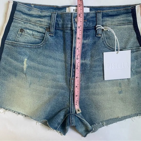 NWT Pistola denim Winston high rise cutoff jean shorts size 26 NEW
