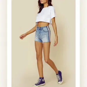 NWT Pistola denim Winston high rise cutoff jean shorts size 26 NEW