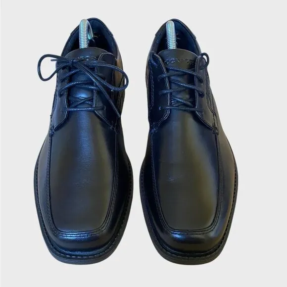 NWT Rockport Men's Style Leader 2 Oxford Shoes Size 8XW Black Leather A13013
