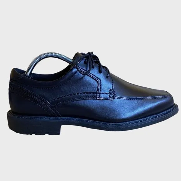 NWT Rockport Men's Style Leader 2 Oxford Shoes Size 8XW Black Leather A13013