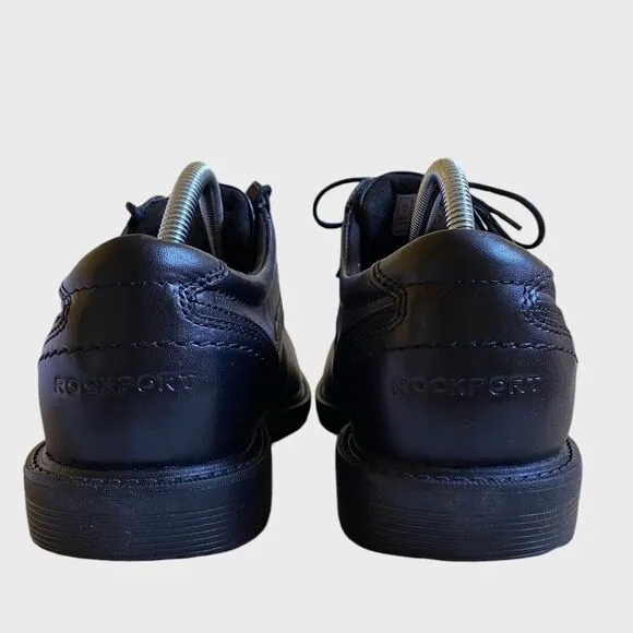 NWT Rockport Men's Style Leader 2 Oxford Shoes Size 8XW Black Leather A13013