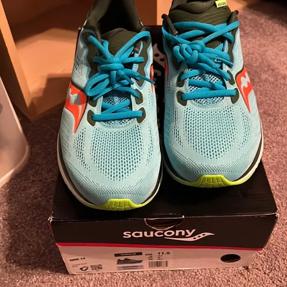 NWT size 11.5 saucony ride 14