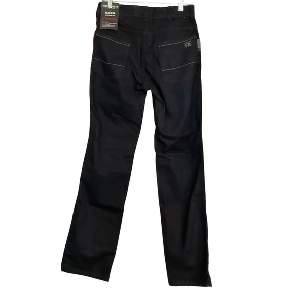 NWT Wolverine FR Flame Resistant Stretch Rince Wash Denim Size 30 X 34