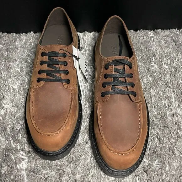 NWT Zara Men’s Leather Sport Shoes
