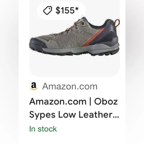 Oboz Sypes Low Leather B-Dry Hiking Shoe - Men's Sz 11W