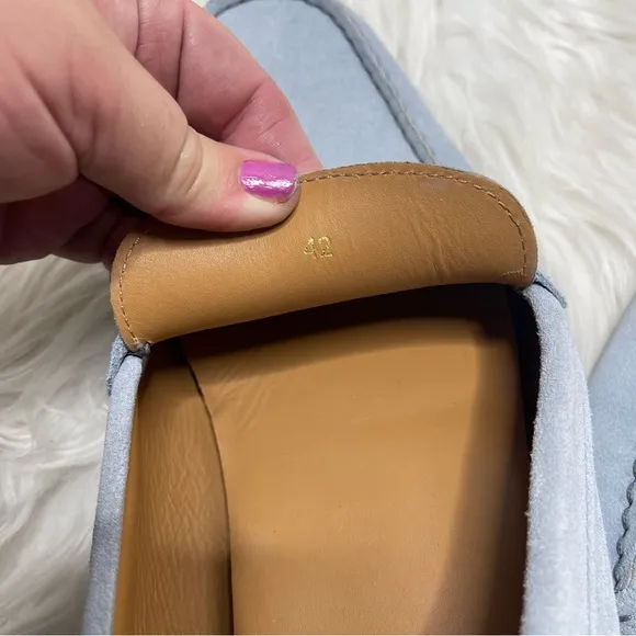 Oliver Cabell Blue Glacier Driver Loafer Shoes