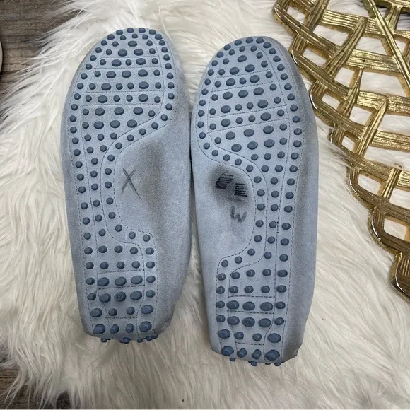 Oliver Cabell Blue Glacier Driver Loafer Shoes