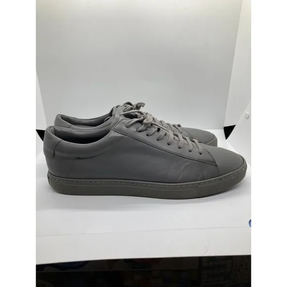 Oliver Cabell Leather Sneakers Mens Size 9.5 Slate Gray 43EU Shoes Sneakers