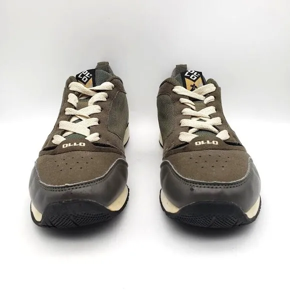 OLLO Sapien Parkour &amp; Free Running Shoes Dark Green (Men's US Size 7)