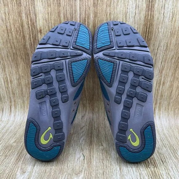 Olukai Eleu Trainer Women's Size 9 Grey Slip‎ On Casual Shoes Sneakers Low Top