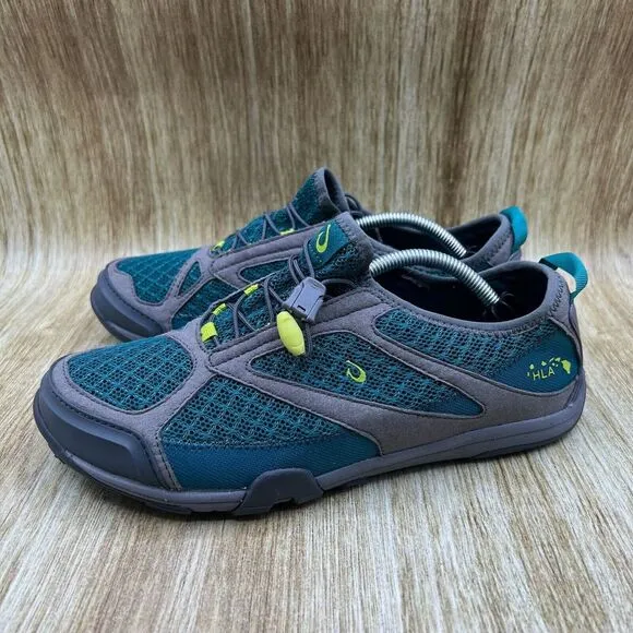 Olukai Eleu Trainer Women's Size 9 Grey Slip‎ On Casual Shoes Sneakers Low Top