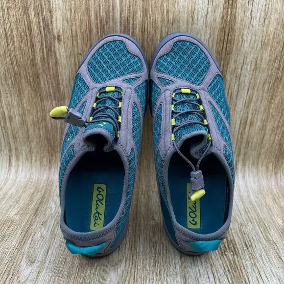 Olukai Eleu Trainer Women's Size 9 Grey Slip‎ On Casual Shoes Sneakers Low Top