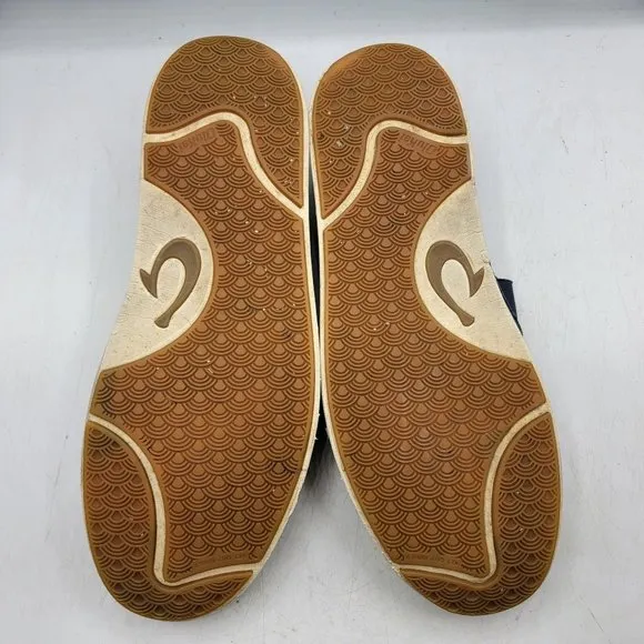 Olukai Lae Ahi Mens 13 Blue Slip On Sneakers Shoes Casual Walking 10443-TFTF
